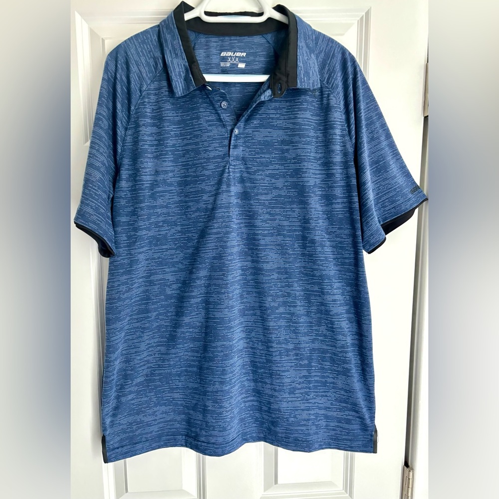 Bauer Blue Polo Shirt